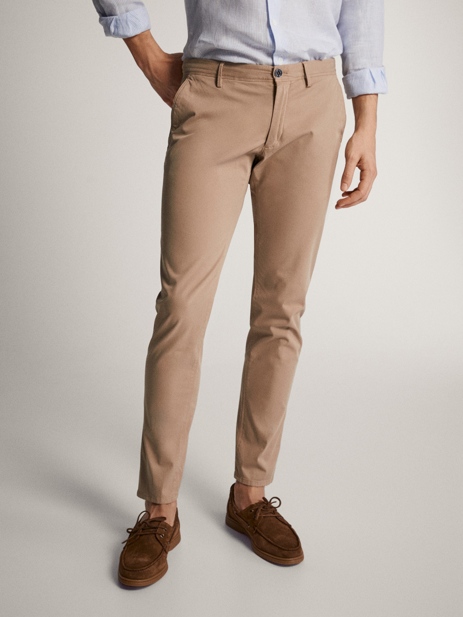 massimo dutti slim fit chinos
