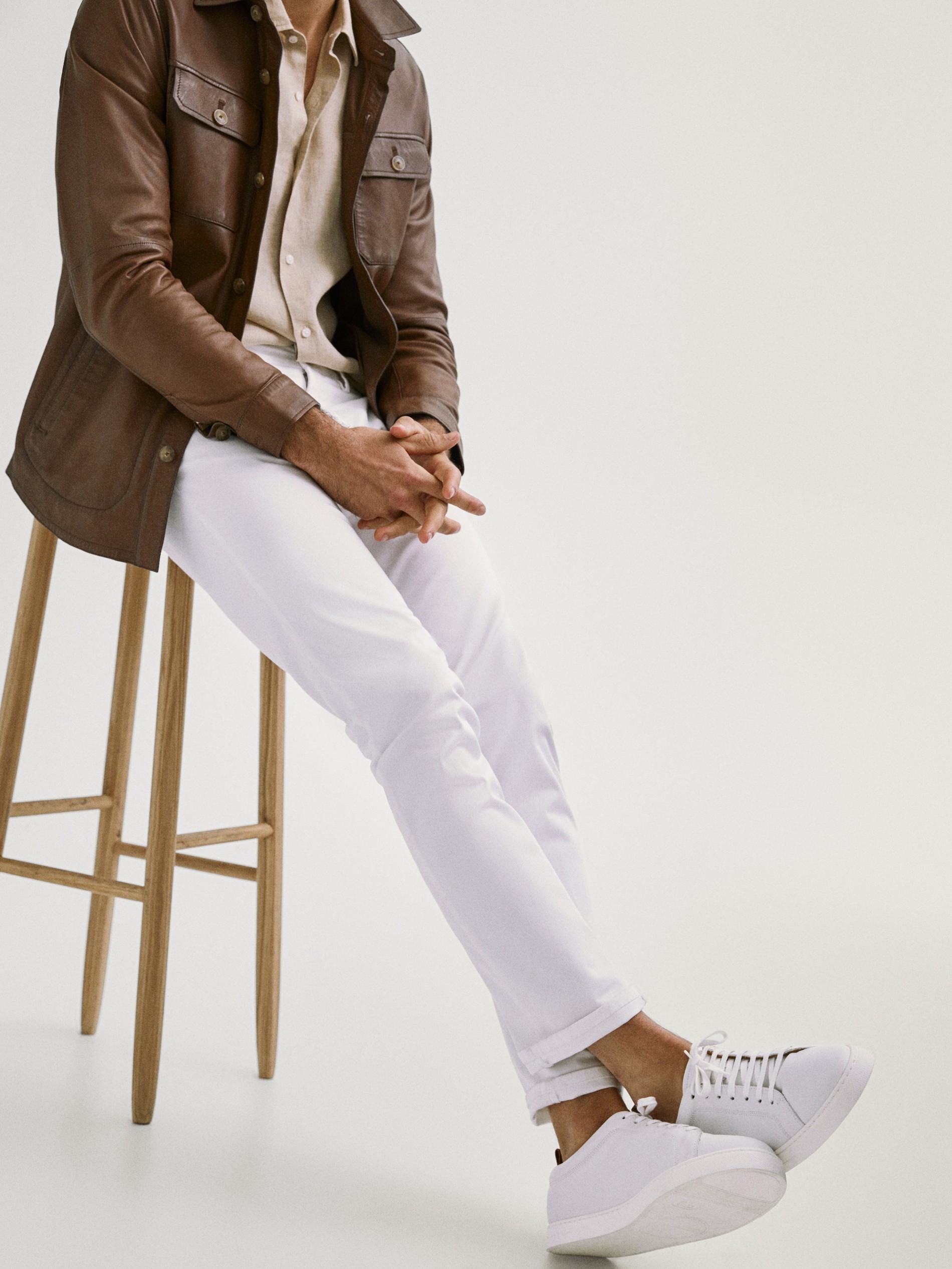 massimo dutti slim fit chinos