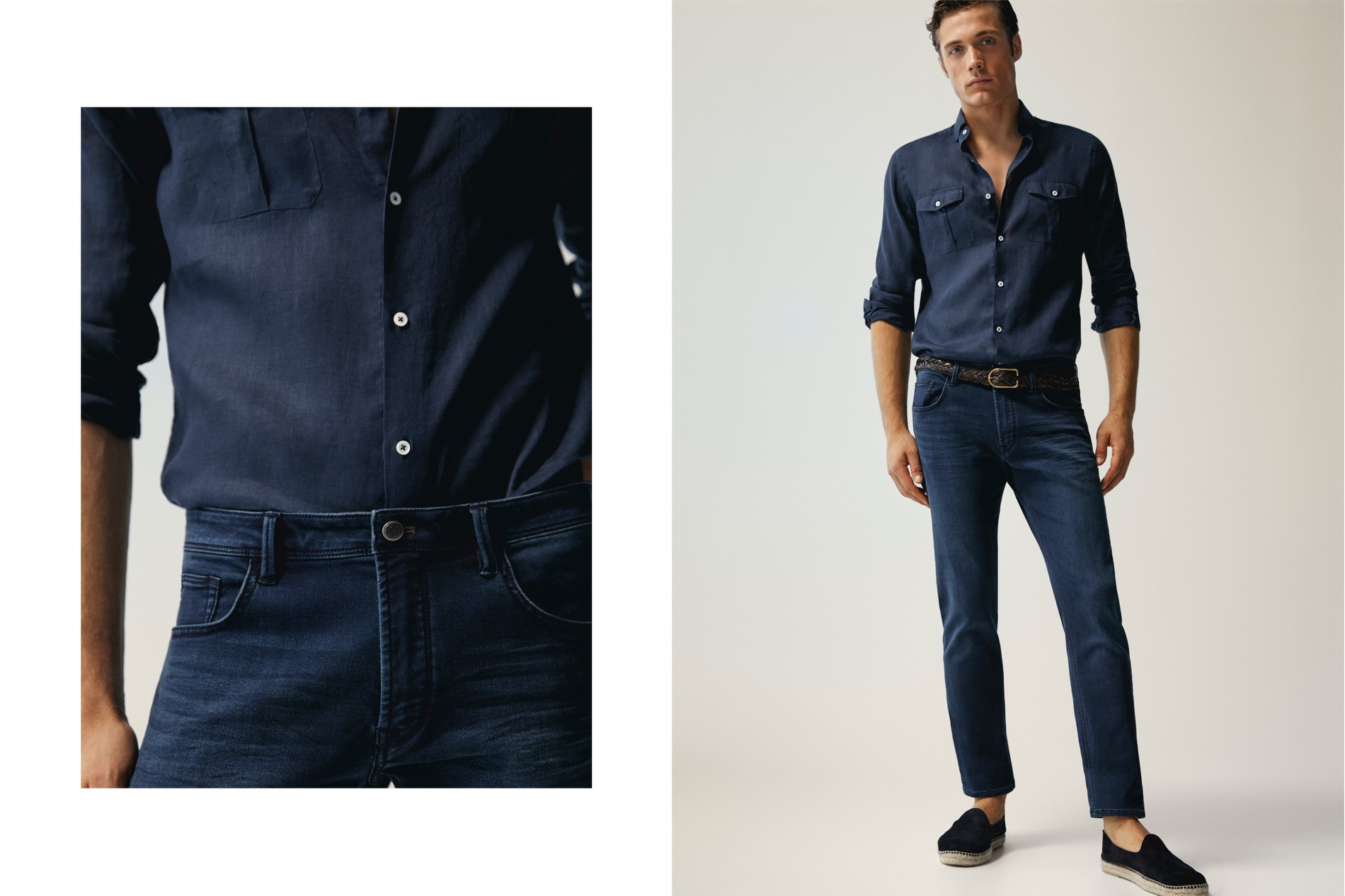 massimo dutti mens jeans