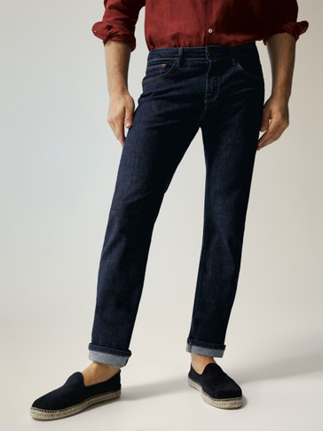 Regular Fit Desized Jean Erkek Massimo Dutti