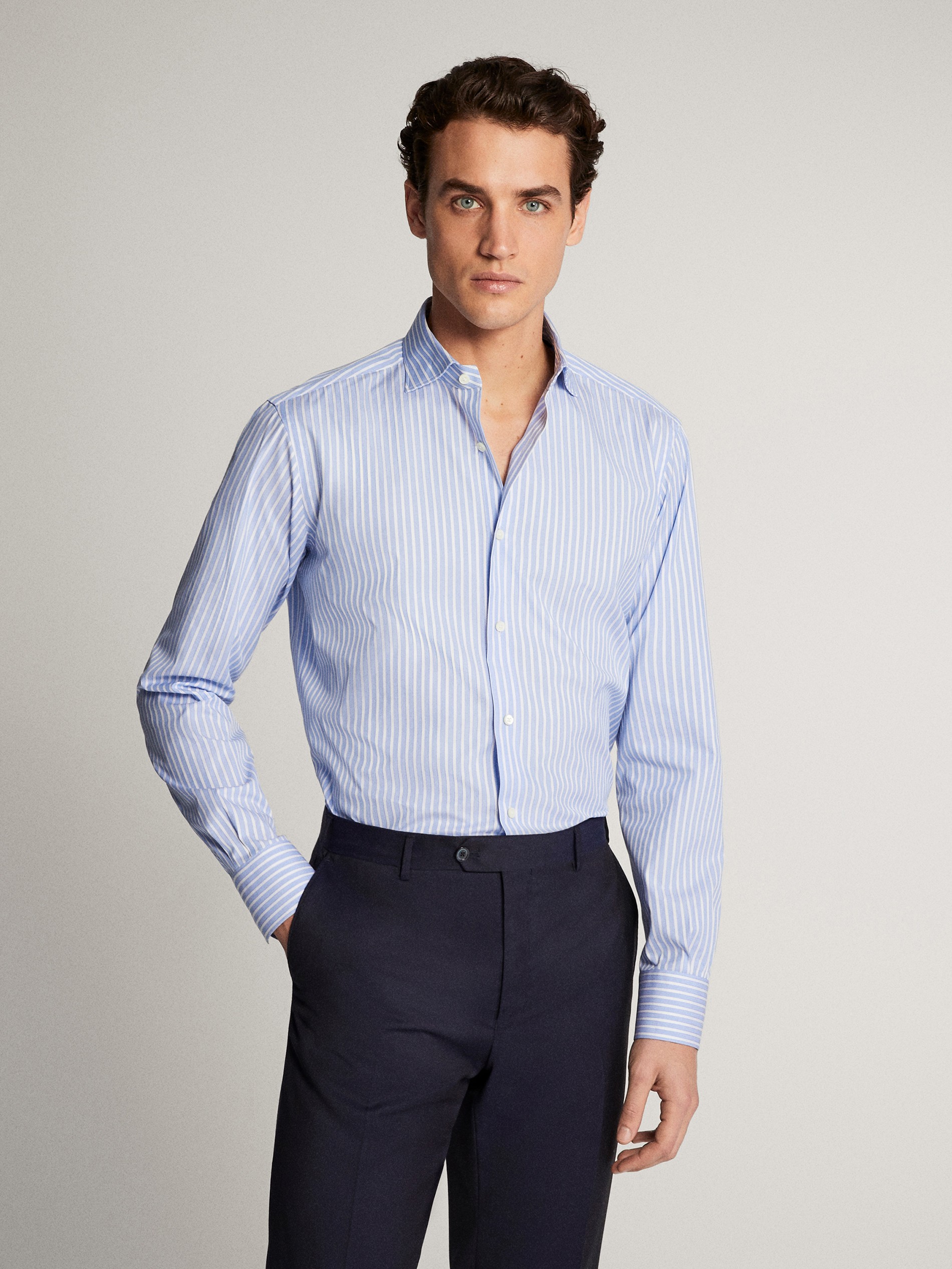 On Trend: Men's Vertical Striped Shirts - VanityForbes