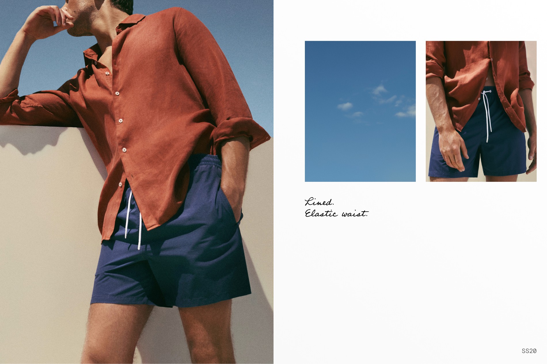 massimo dutti swim shorts