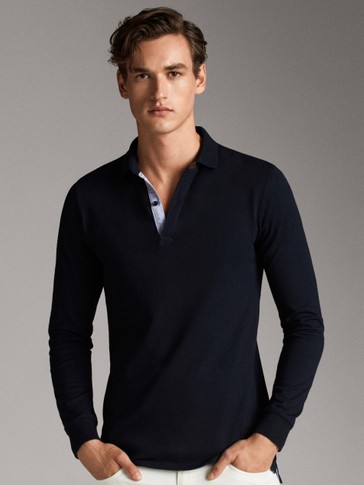 polos largos hombre