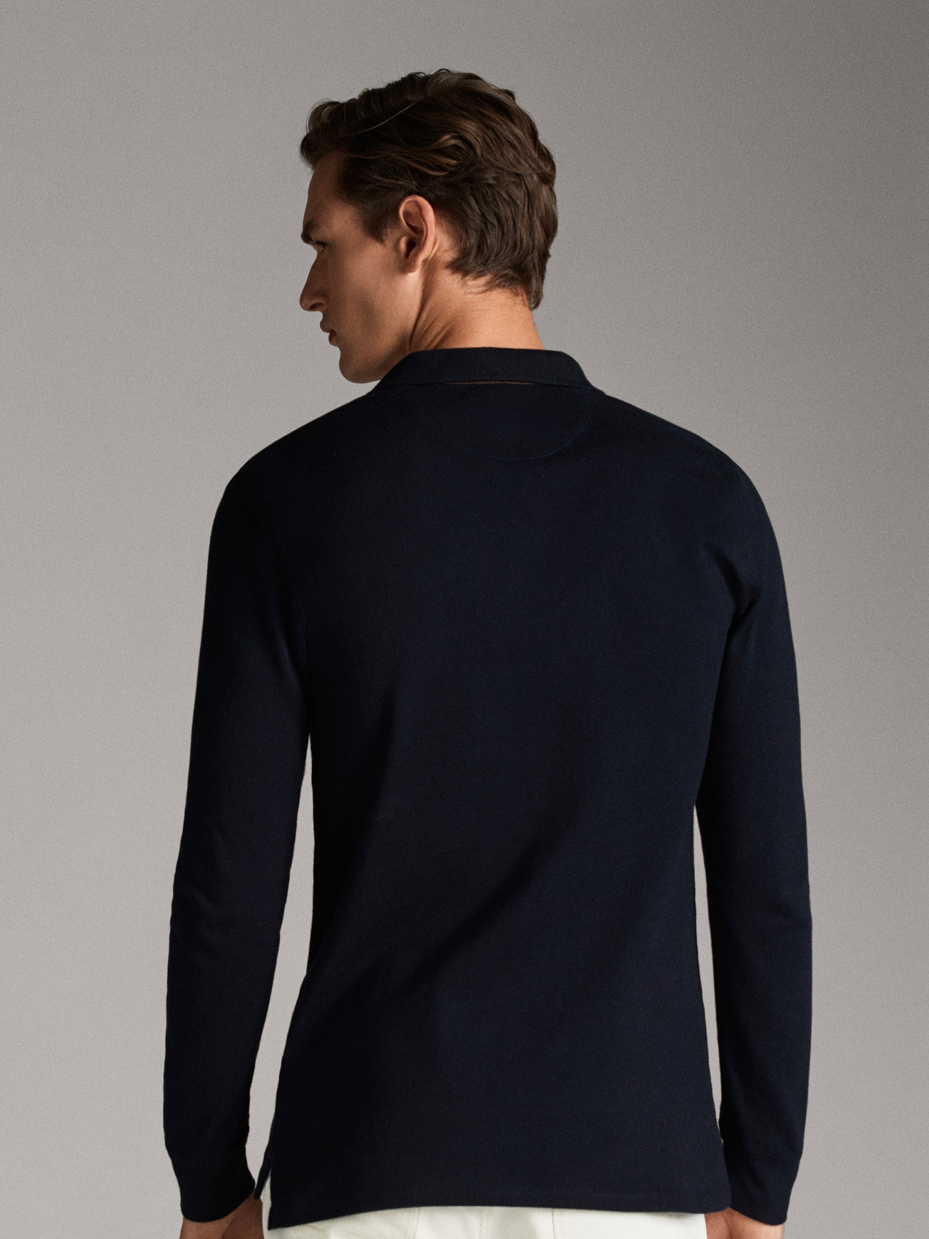 polos manga larga massimo dutti