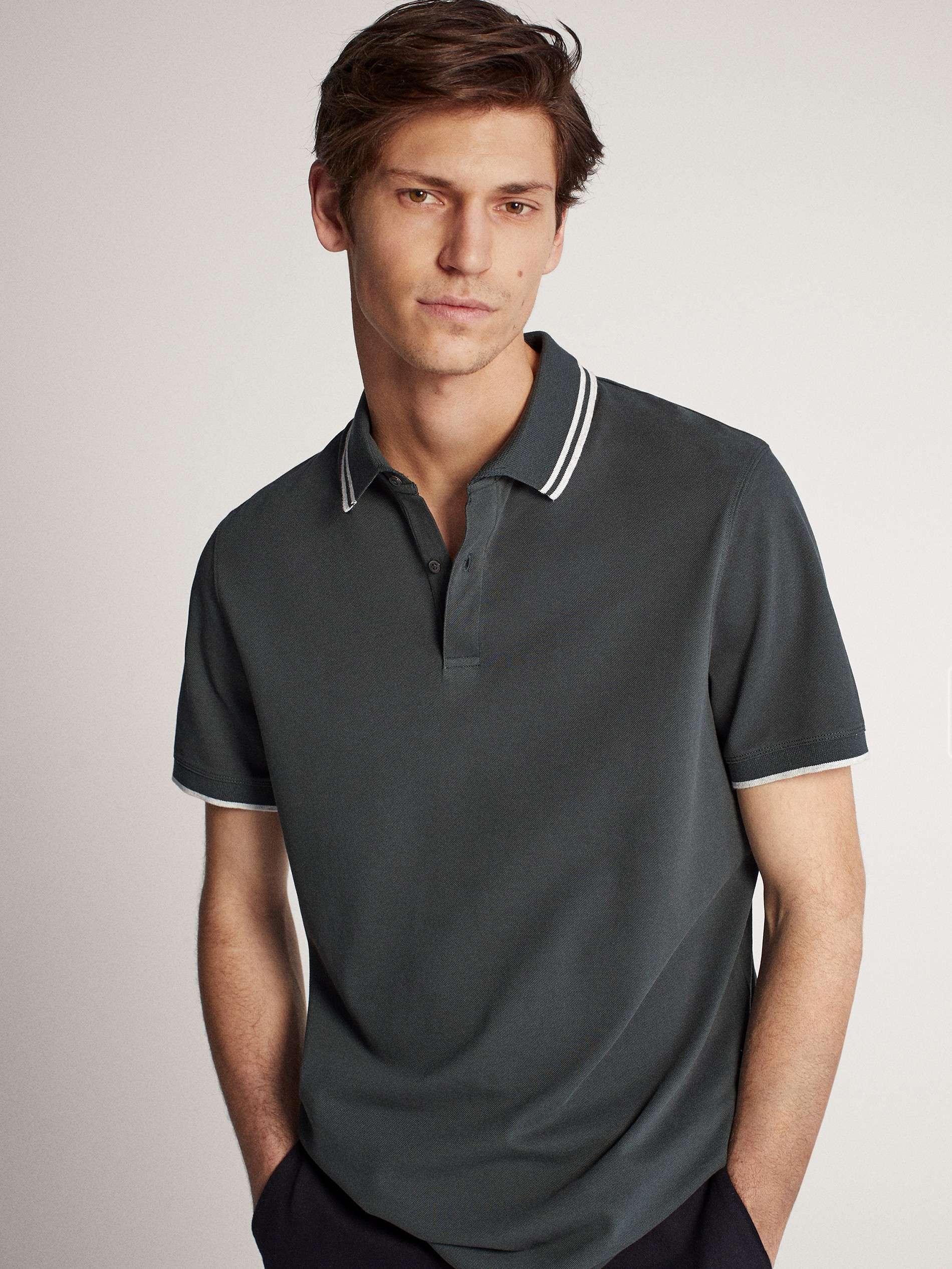 massimo dutti polo shirt