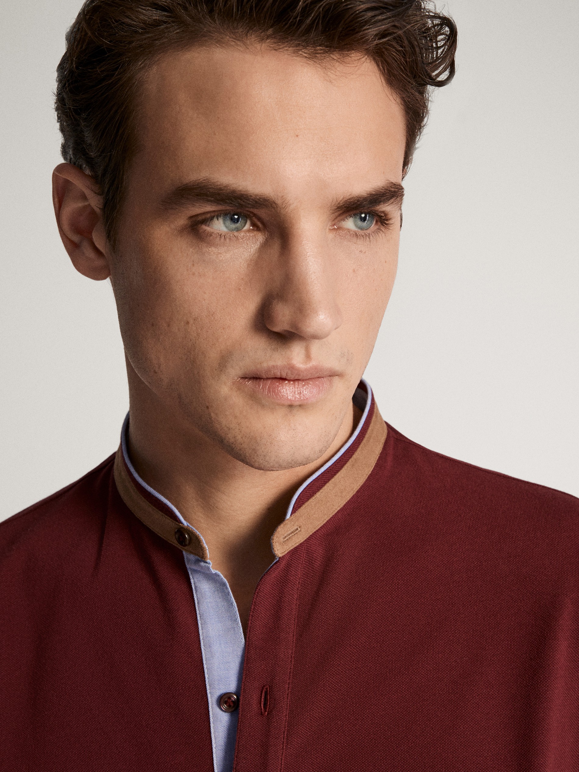 polo cuello mao massimo dutti