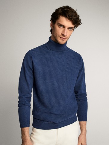 massimo dutti high neck sweater