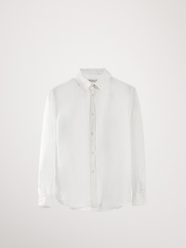 massimo dutti camicie lino