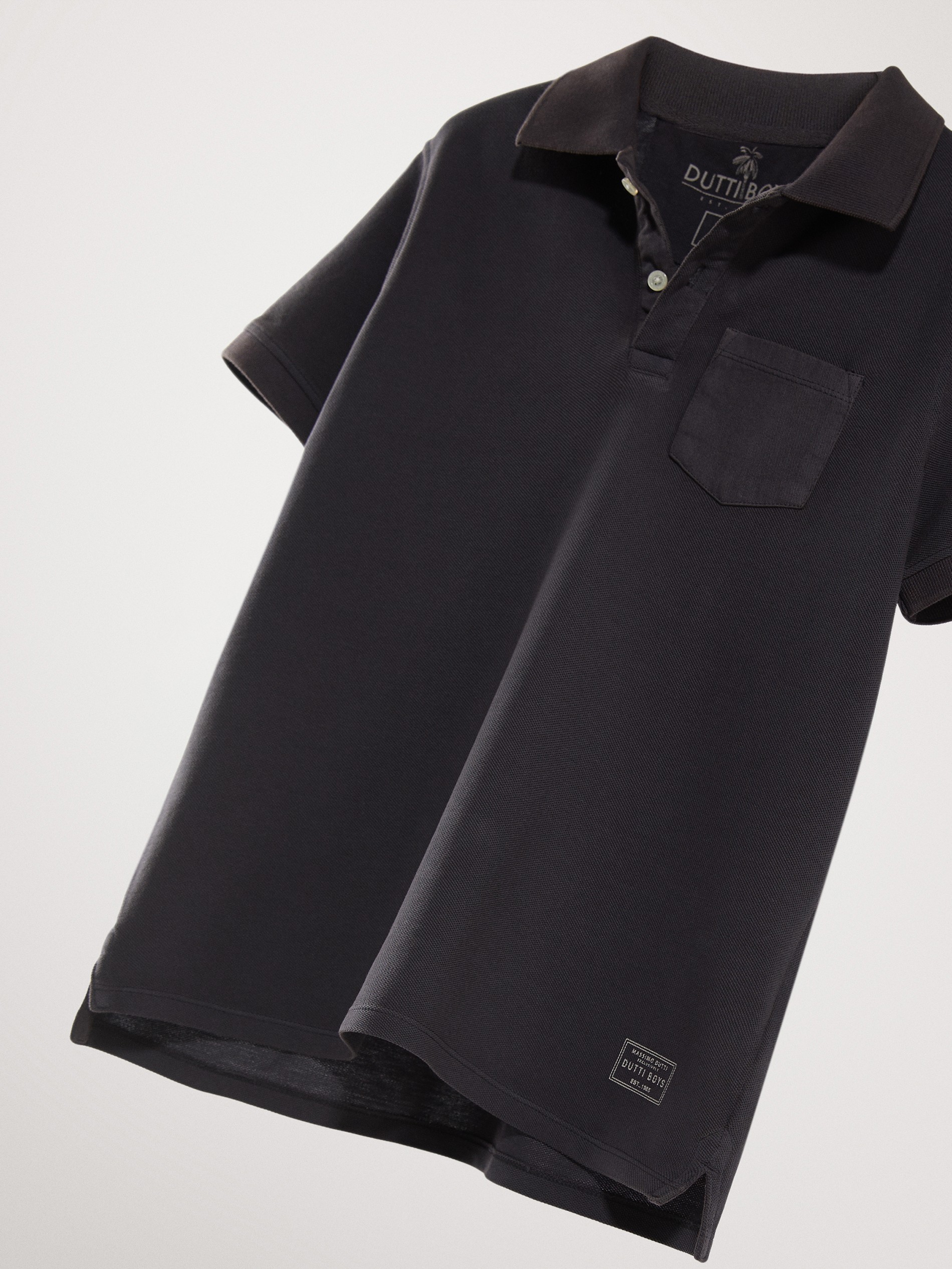 polo shirt with pocket cotton