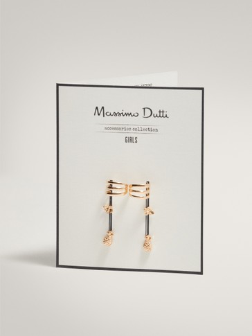 PACK OF PINEAPPLE EARRINGS