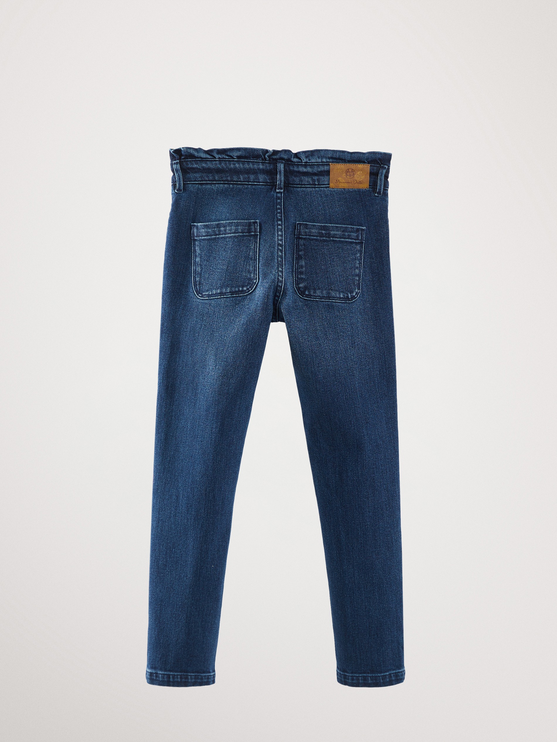 frill waist jeans