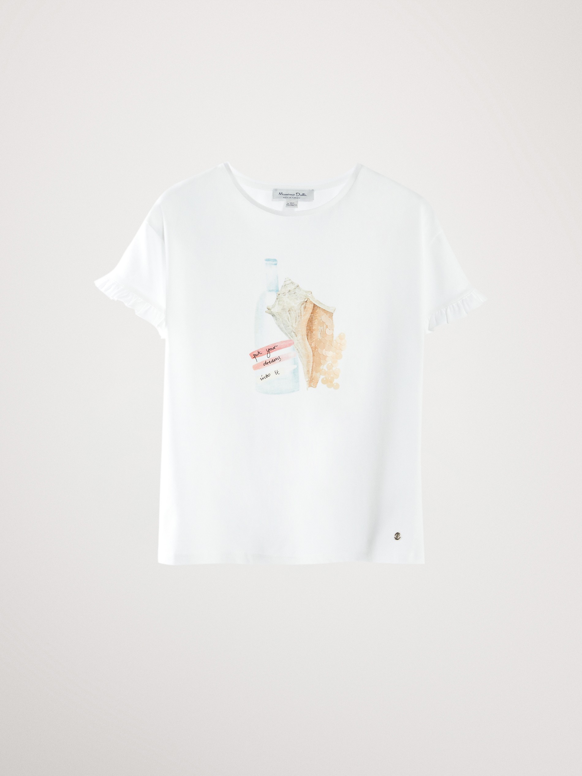 camiseta blanca massimo dutti