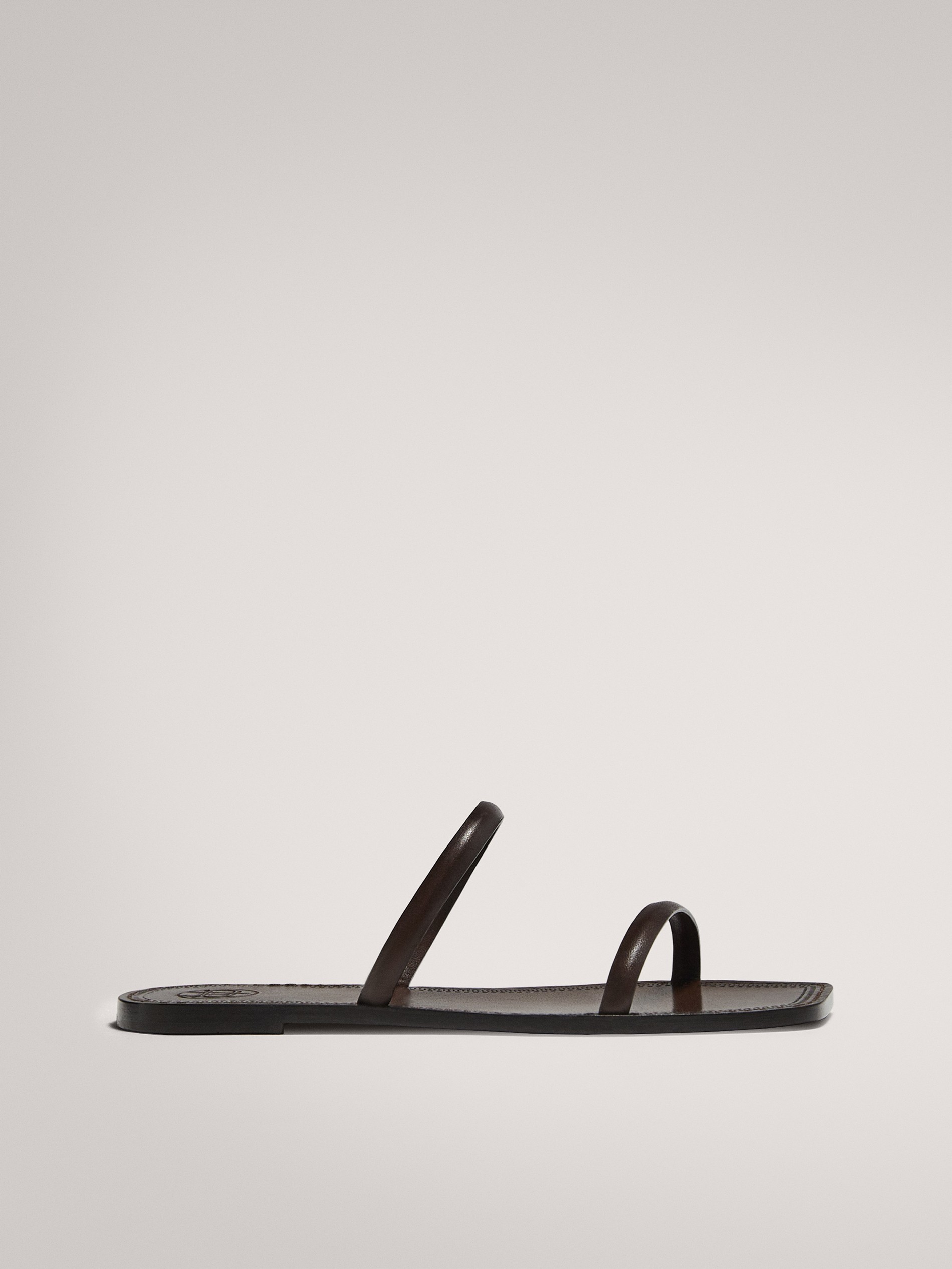 two strap flat sandals