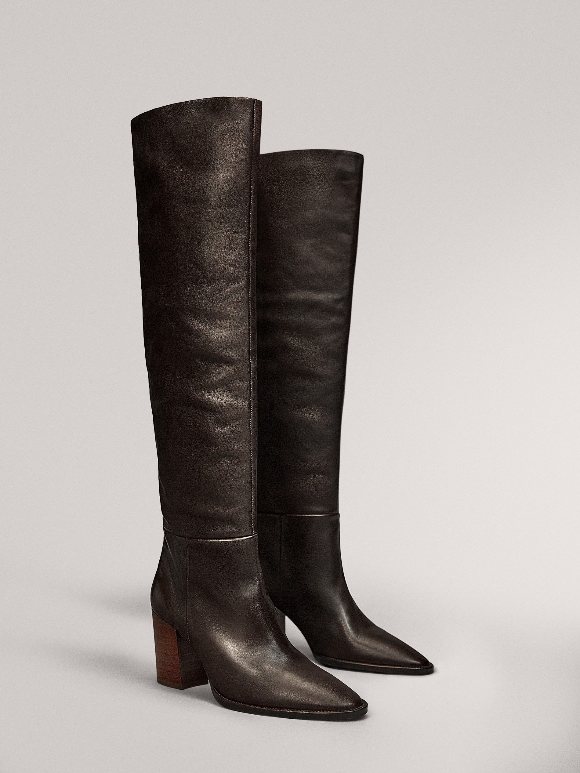 botas altas con tacon