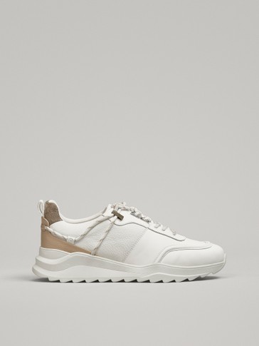 massimo dutti sneakers white