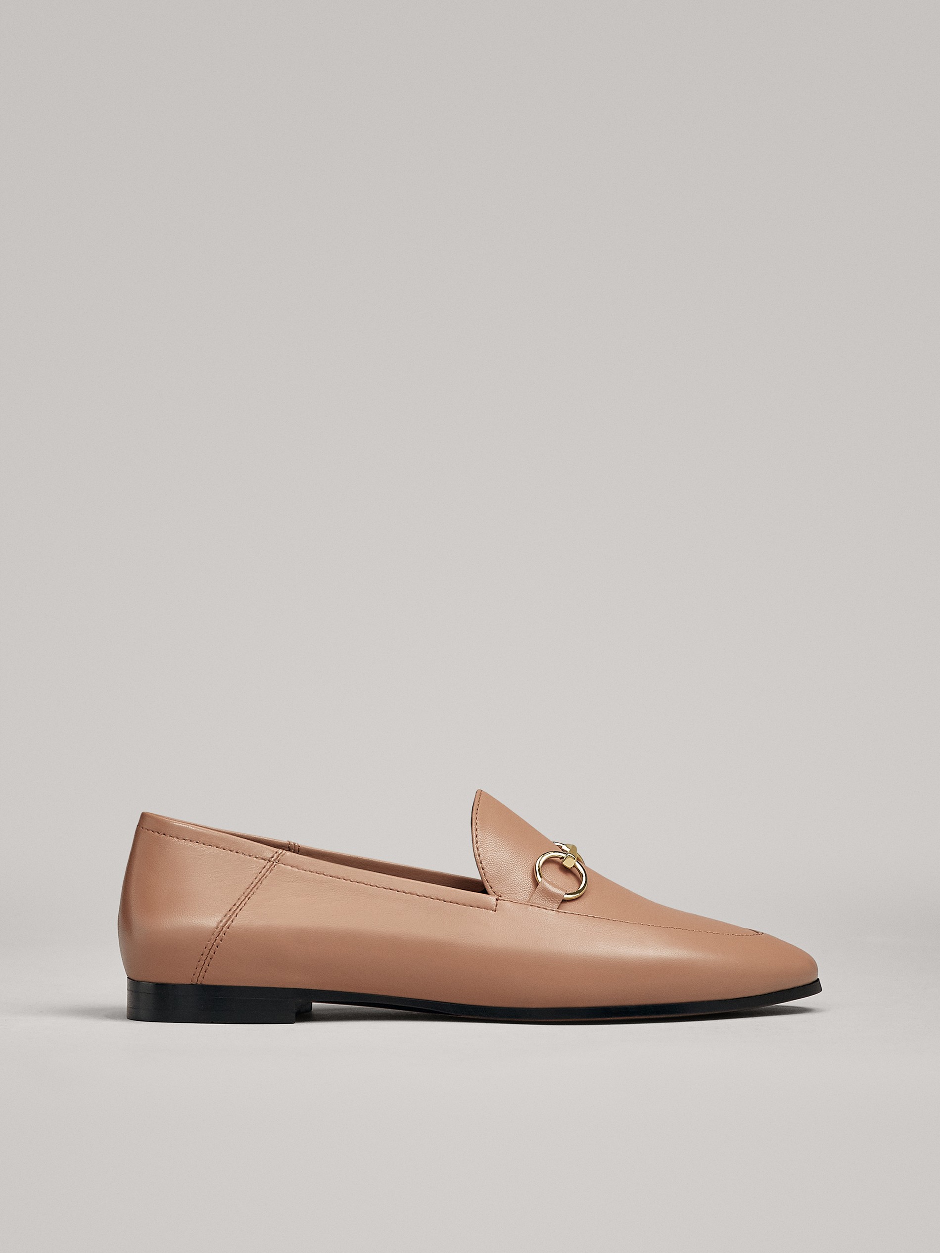 pink loafers