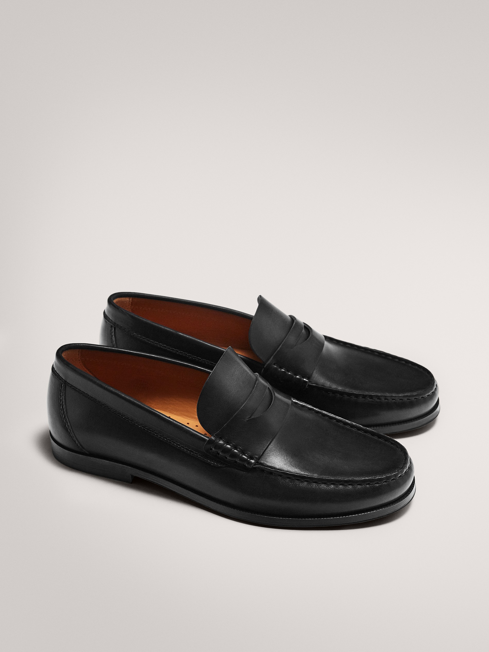 massimo dutti penny loafers