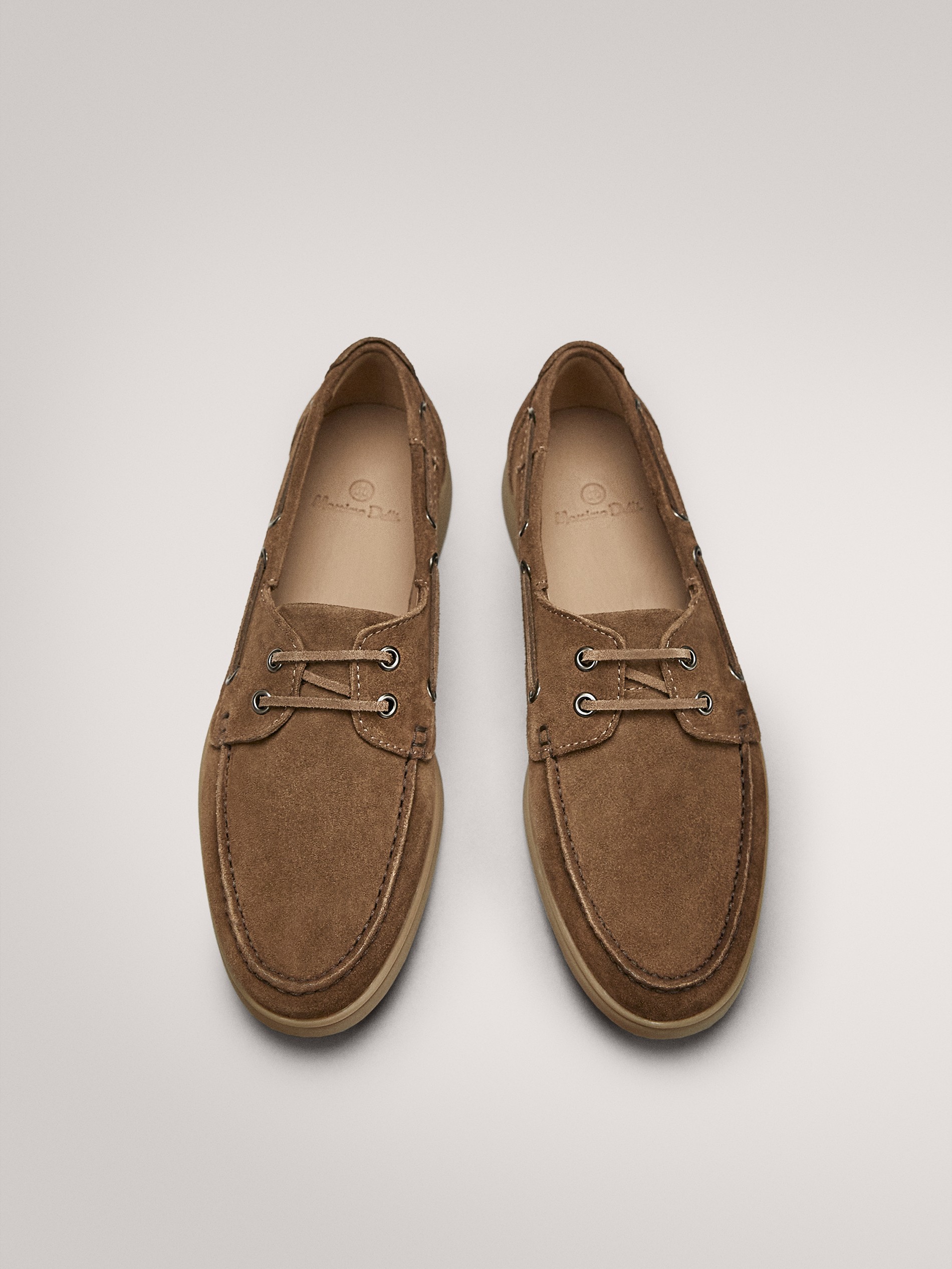 camel colour loafers