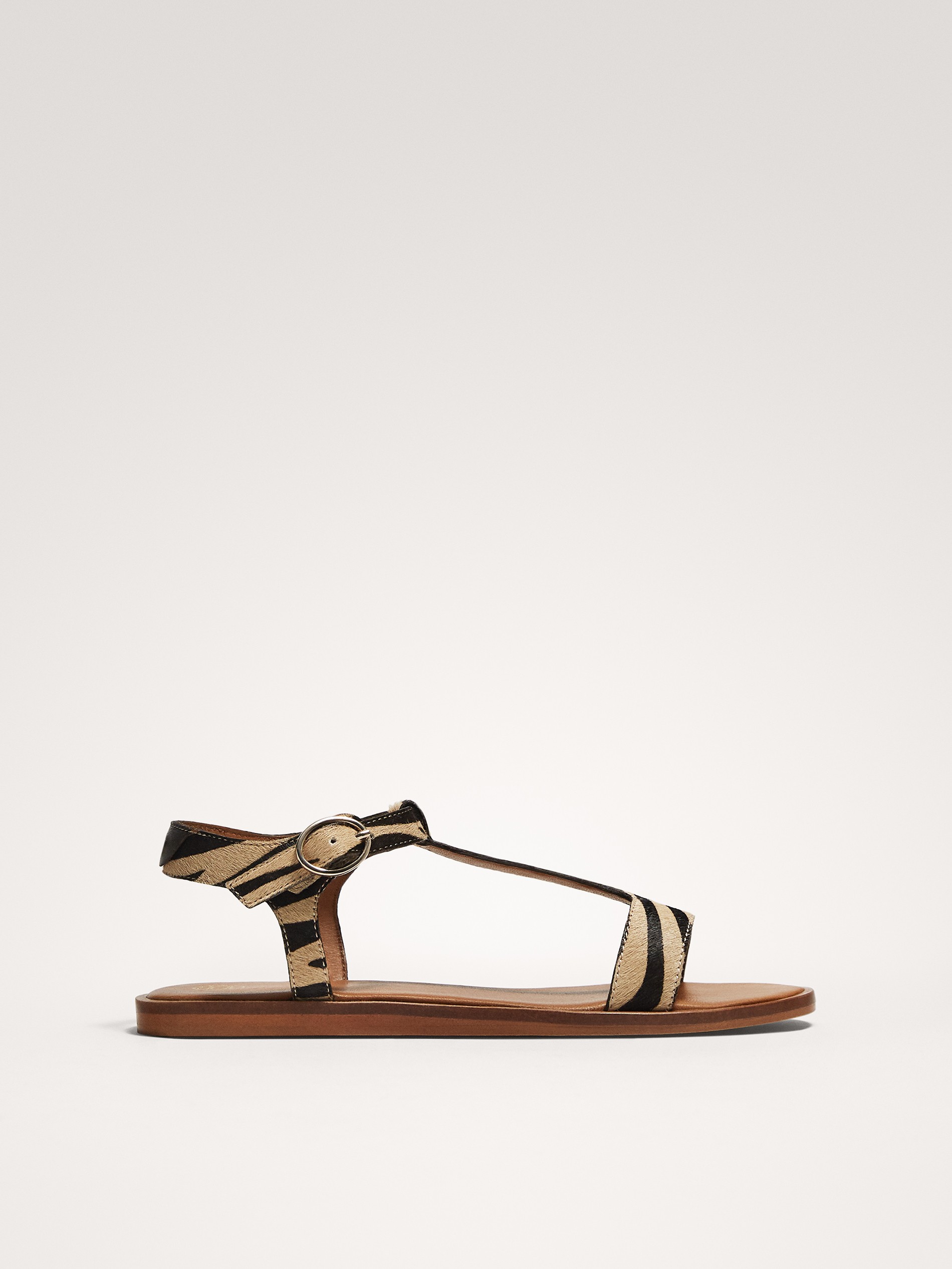animal print sandals