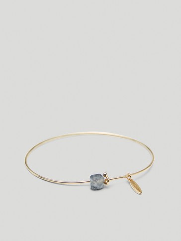 Gold-plated December stone bracelet