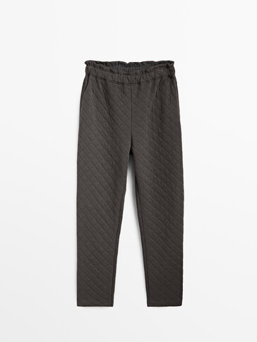Quilted trousers