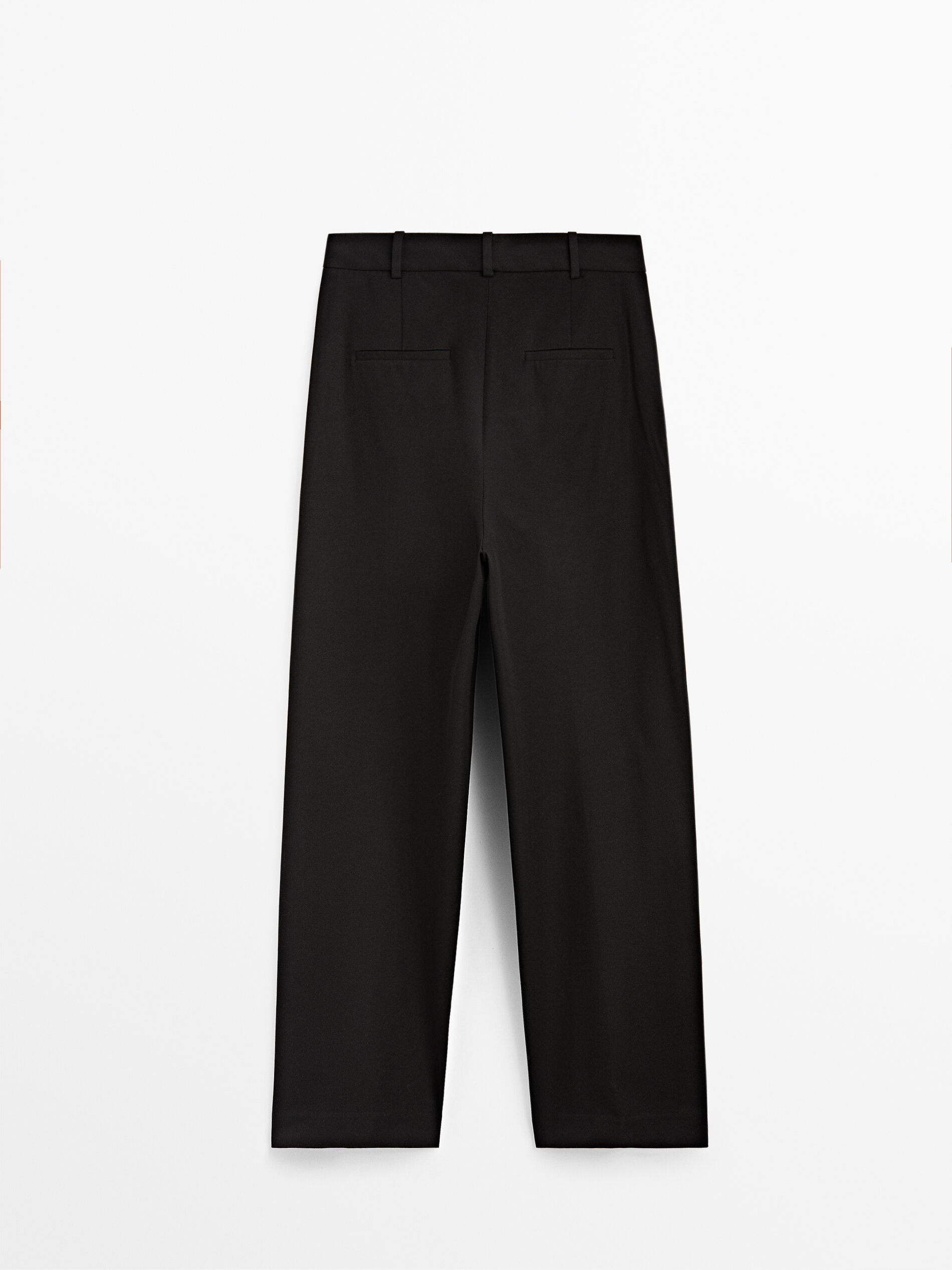 Massimo Dutti - Straight fit darted trousers