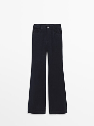Wide-leg corduroy trousers Limited Edition