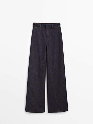 Džínové kalhoty wide flare Limited Edition