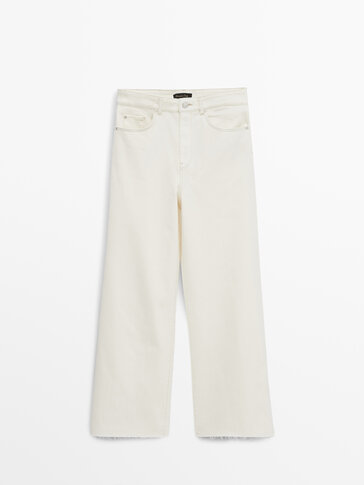 Massimo dutti white pants Clearance