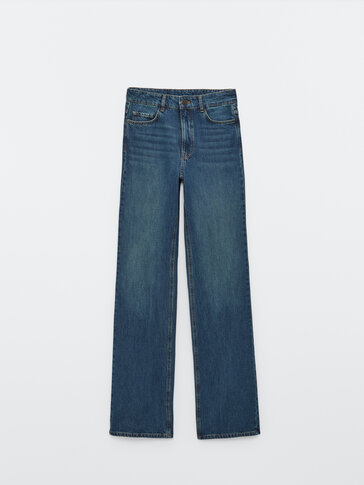 High waist bootcut jeans