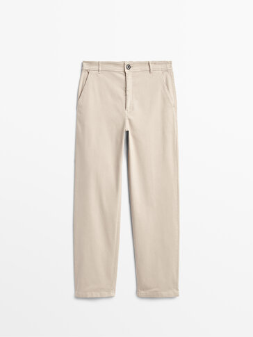Straight-fit chinos