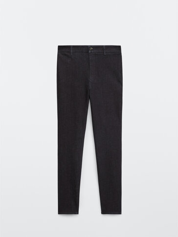 black work pants women's fast food