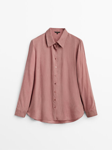 Soepelvallende 100% rayon blouse