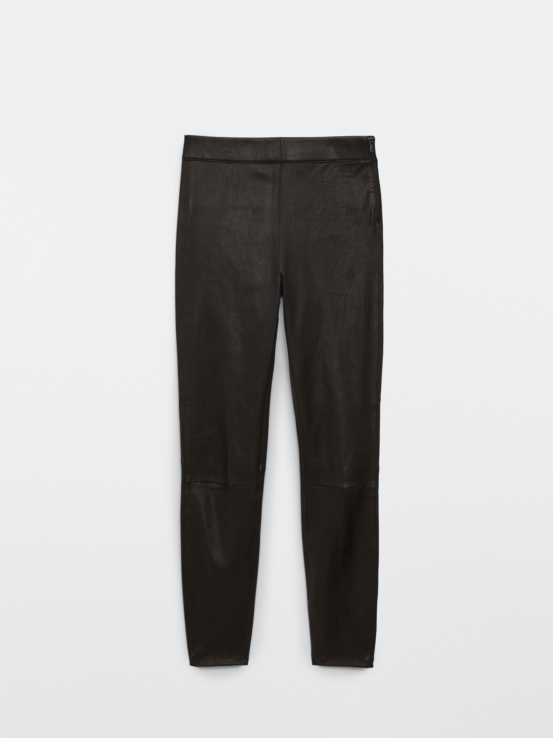 Black leather leggings - null - Massimo 