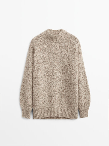 Prošarani pleteni pulover Limited Edition