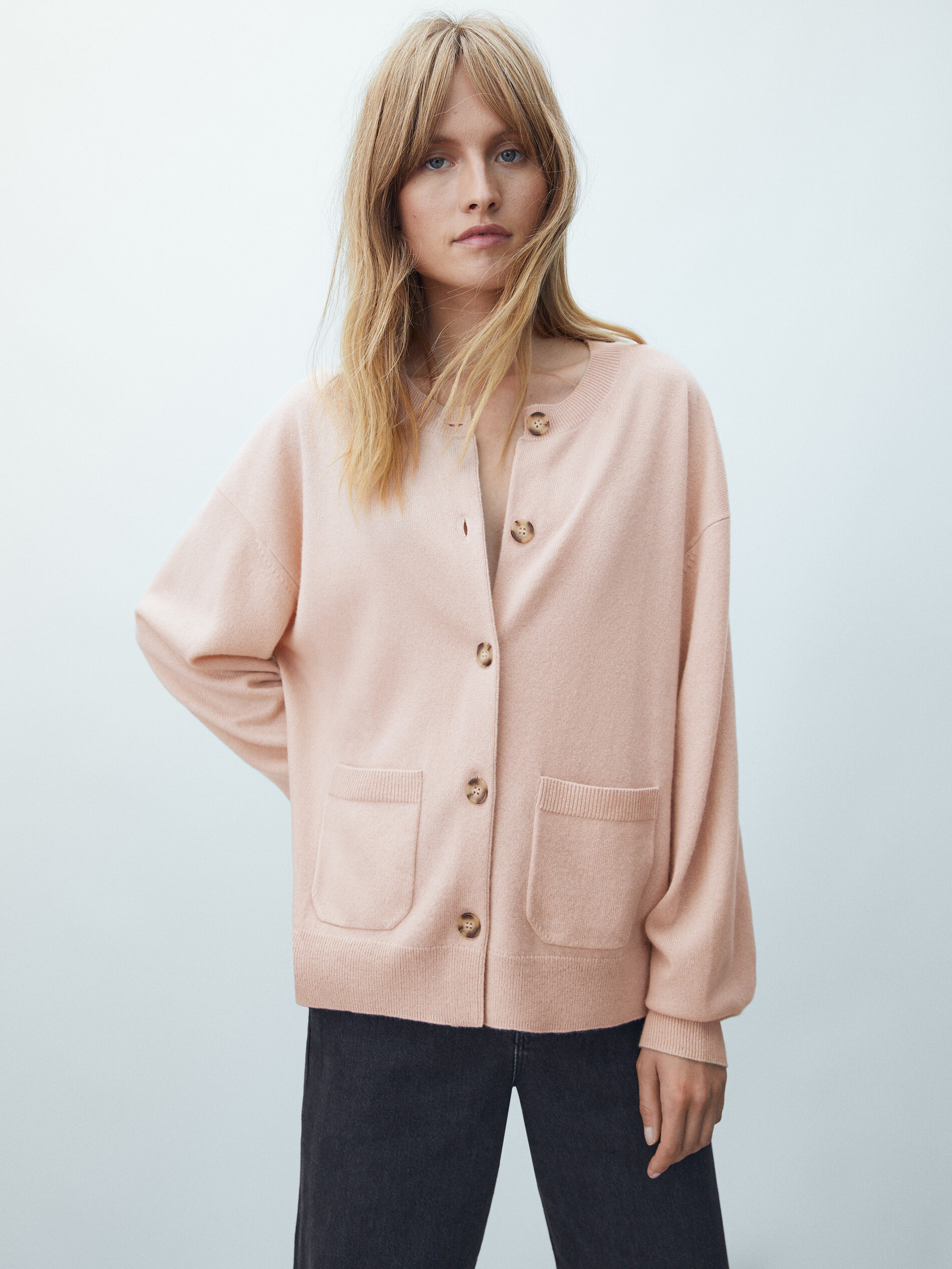 Massimo Dutti - 100% cashmere knit cardigan