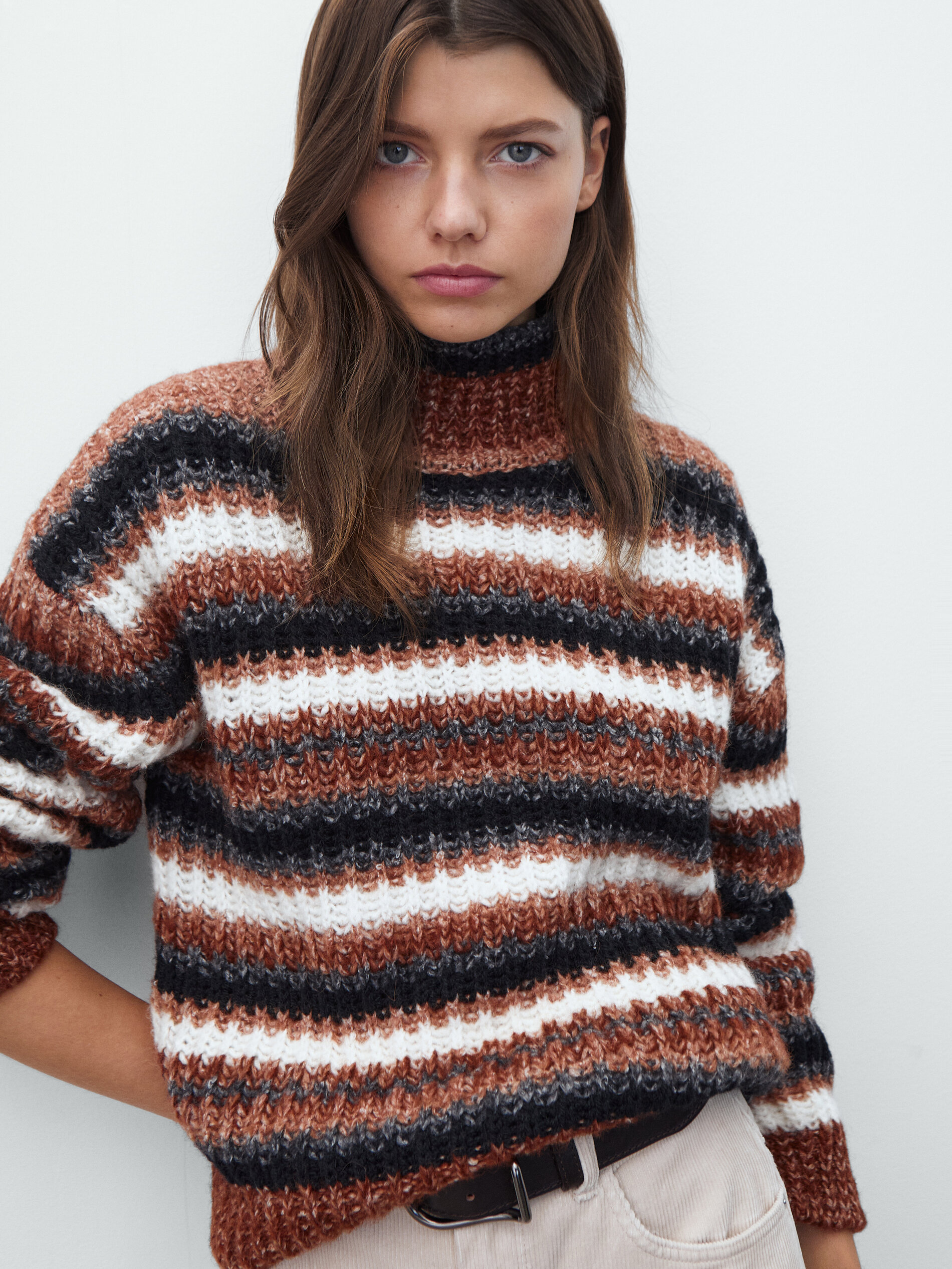 massimo dutti striped jumper