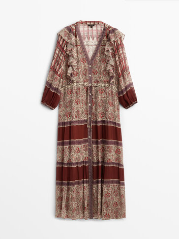 massimo dutti maxi jurk