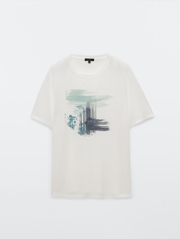 Kortærmet t-shirt med print