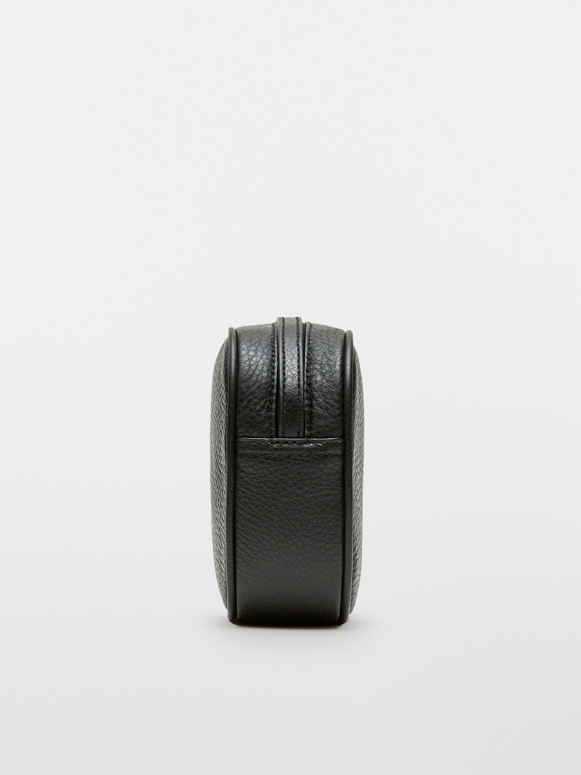 massimo dutti braided leather bolsa