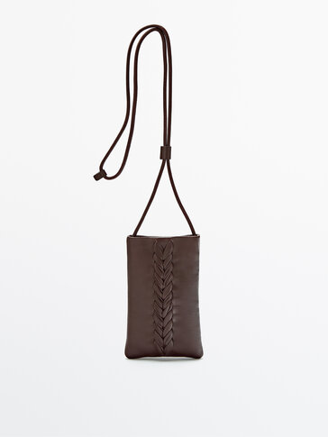 Woven leather mobile phone case - Limited Edition