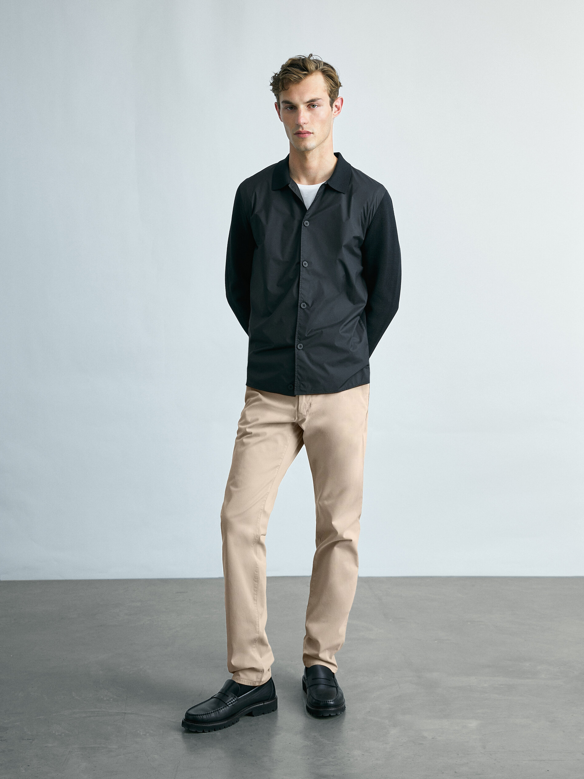 massimo dutti slim fit chinos