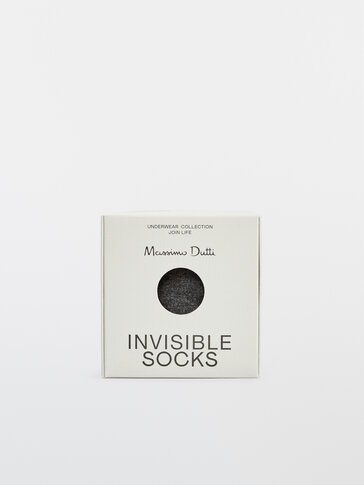 Neviditeľné ponožky colour block z bavlny