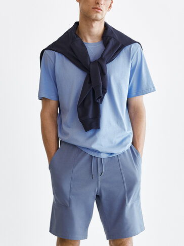 null´s Cotton Bermuda shorts with elastic waistband Massimo Dutti null´s Cotton Bermuda shorts with elastic waistband Massimo Dutti