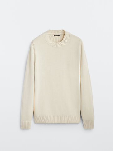 Merino wool cotton sweater