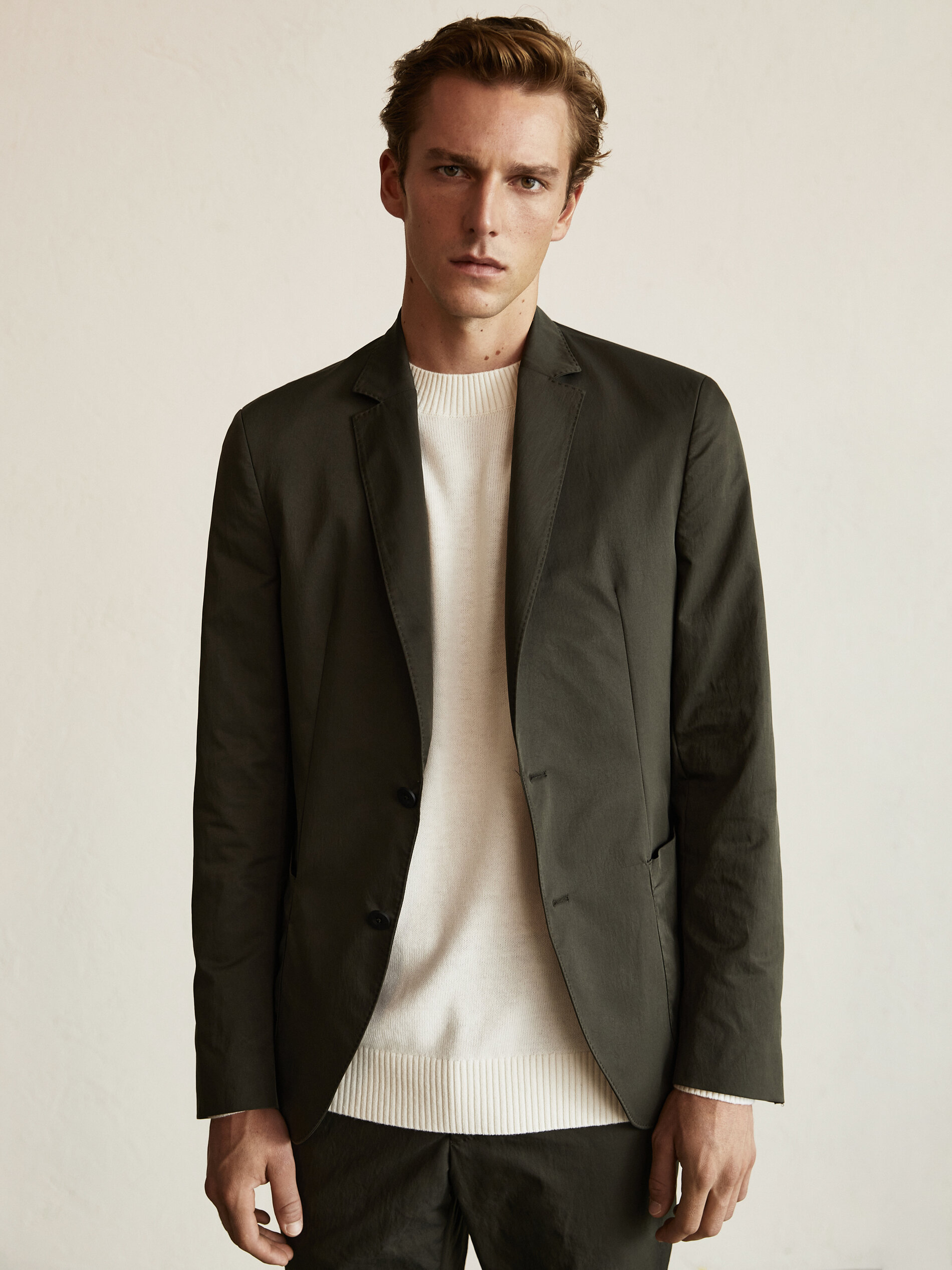 massimo dutti technical blazer