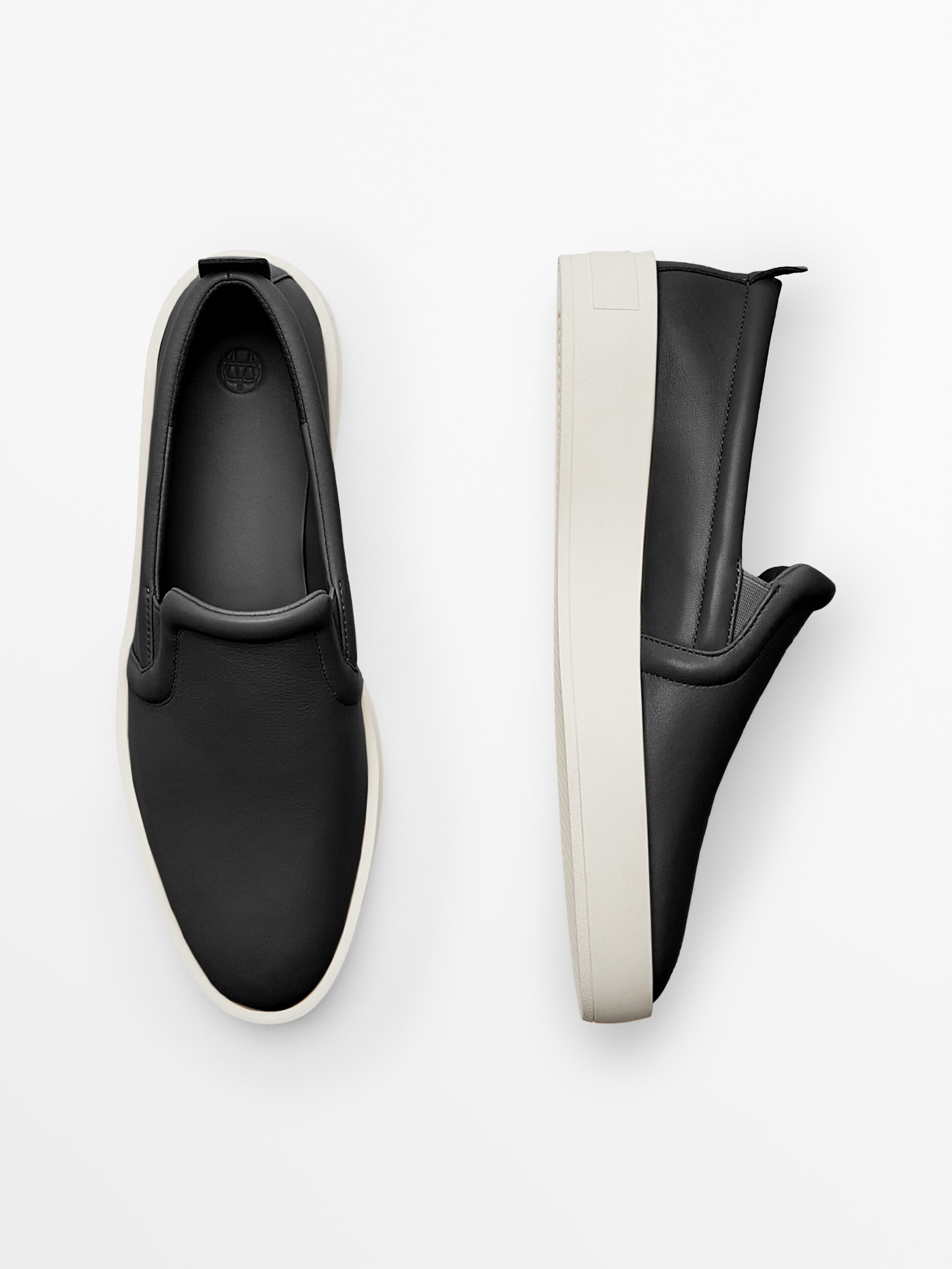 ugg leather elastic sneakers