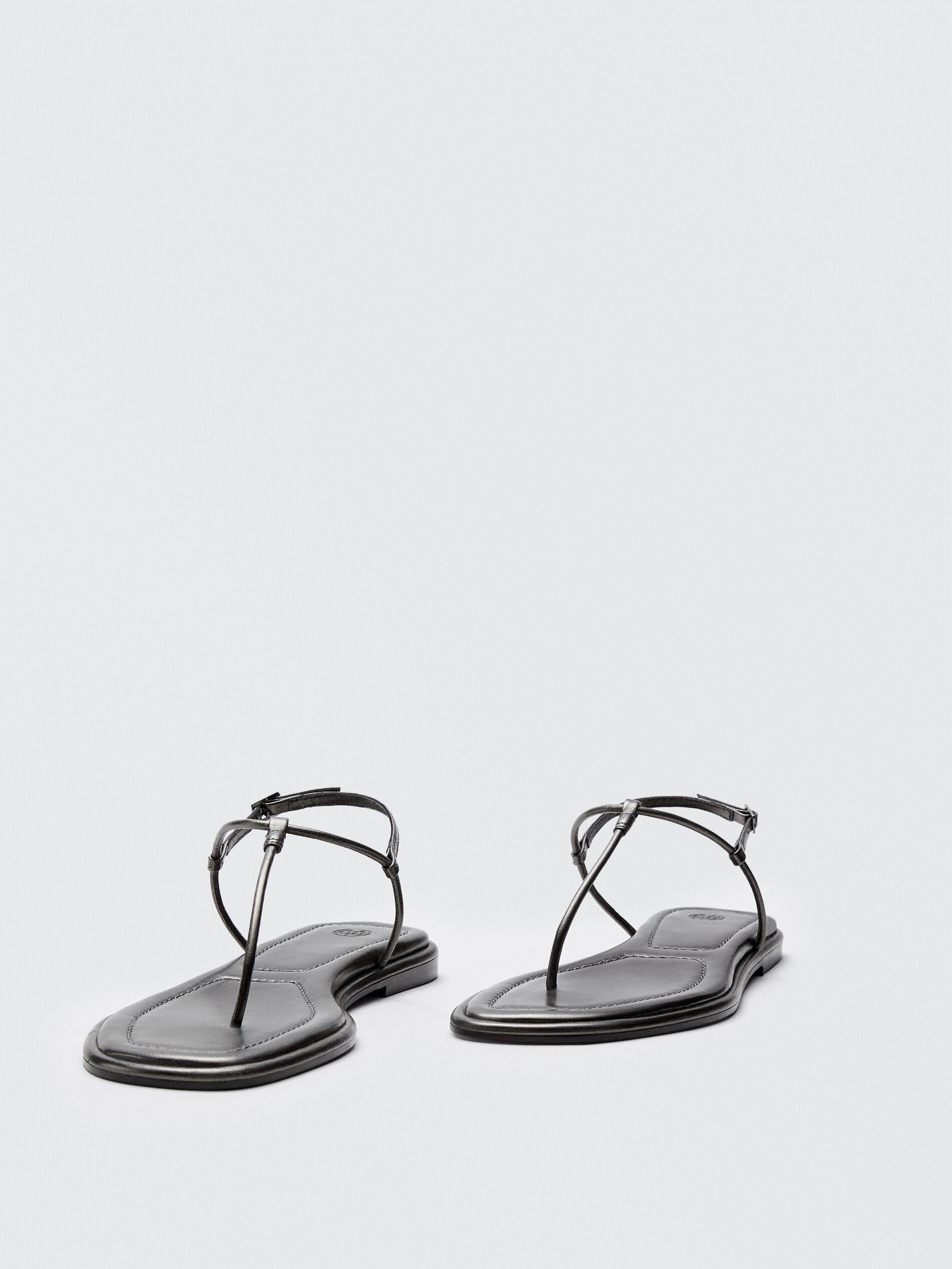 charcoal grey sandals