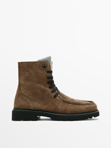 MOC TOE LEATHER BOOTS - LIMITED EDITION