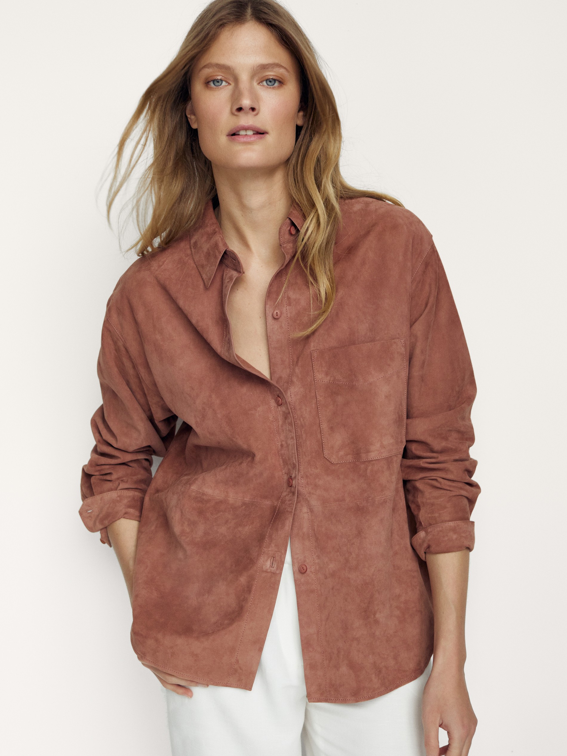 Замшевая Рубашка Женская Купить